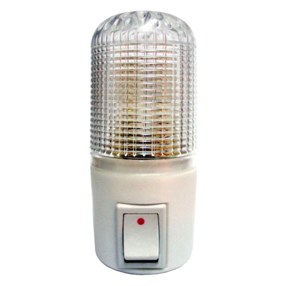 Luz Noturna Manual com LEDs 127V 7,5x13,5cm Cristal, marca DNI - Foto Principal