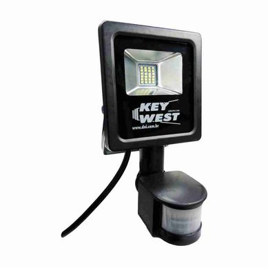 Refletor Holofote LED 10W Slim com Sensor