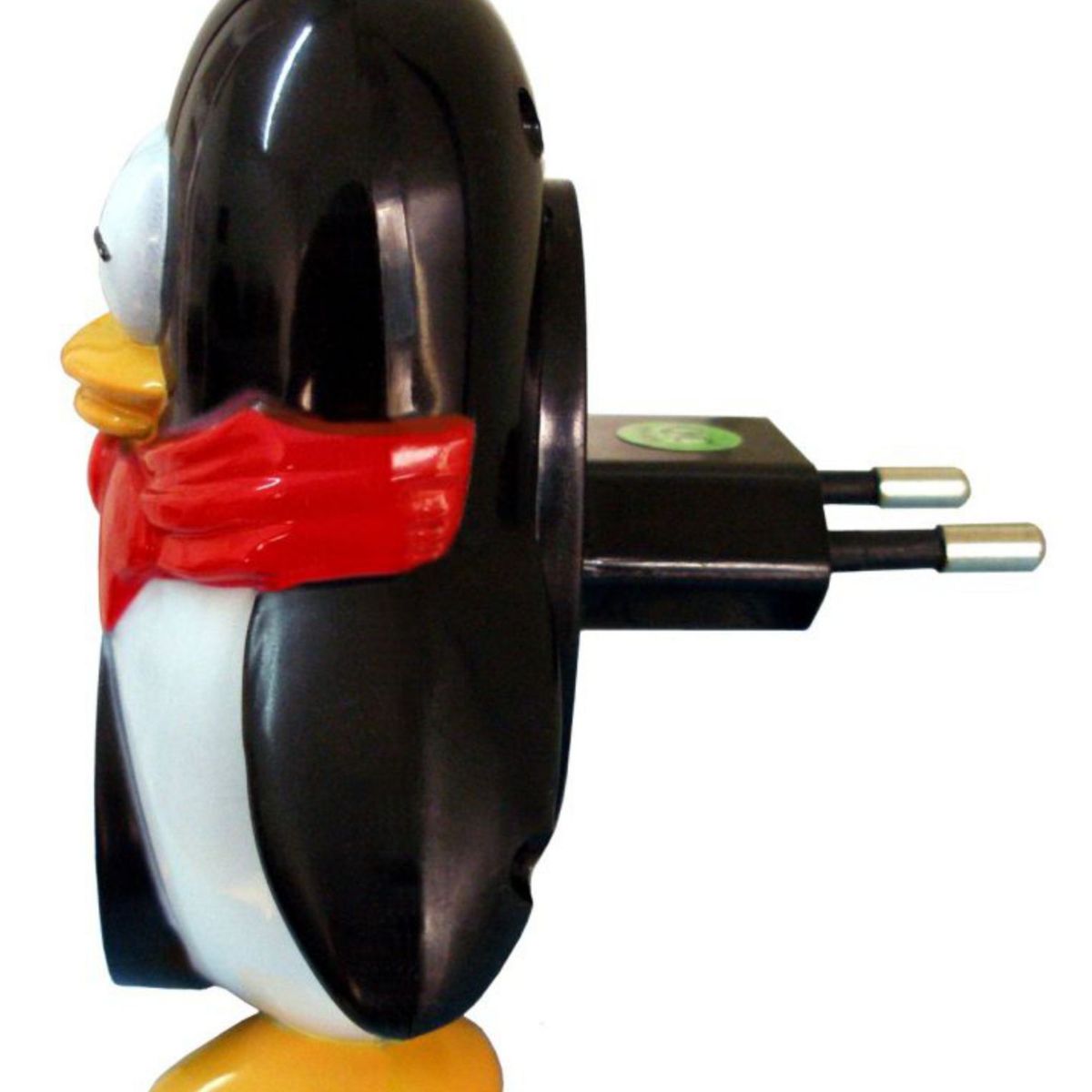 Luz Noturna Pinguim Bivolt 12x18cm Colorido, marca DNI - Foto 2