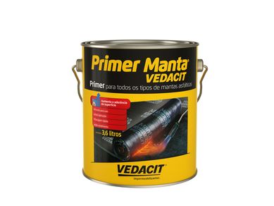 Vedacit Primer para Manta Asfltica Base Solvente Galo 3,6 Litros
