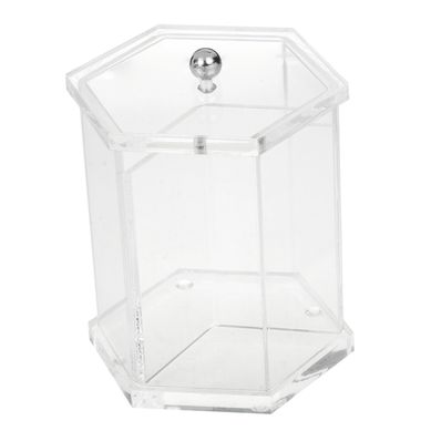 Porta Algodo e Cotonete Pequeno REF-818p Cristal