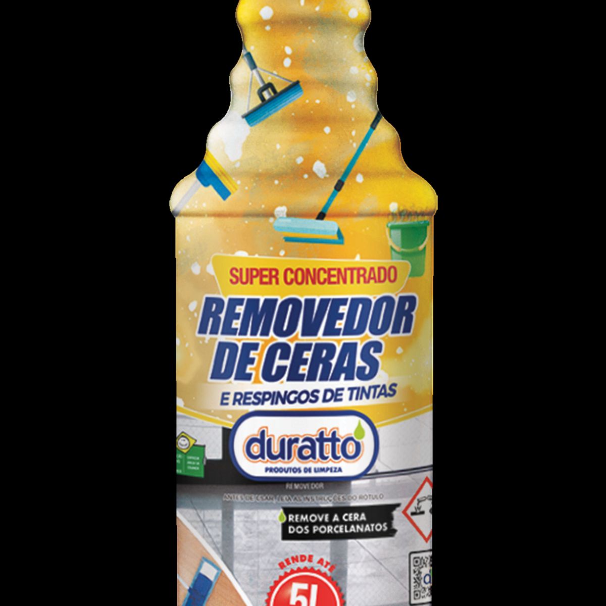 Removedor de respingos de tintas e Ceras, Azul, 1L, marca Duratto - Foto Principal