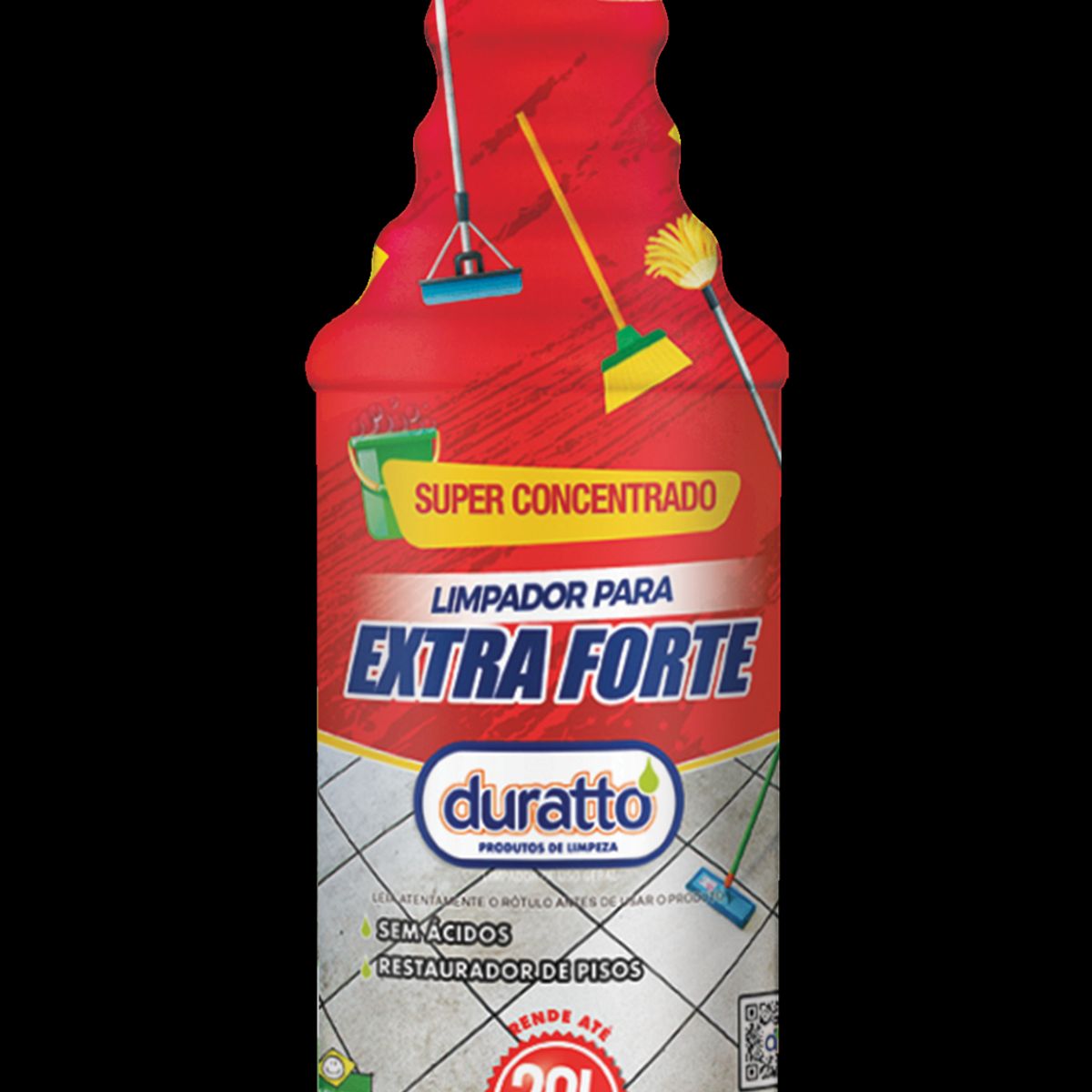 Limpa Pisos extra forte, Verde, 1L, marca Duratto - Foto Principal