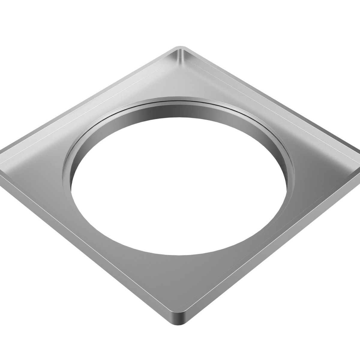 Porta Grelha Quadrado 100Mm Cinza, marca Tigre - Foto Principal