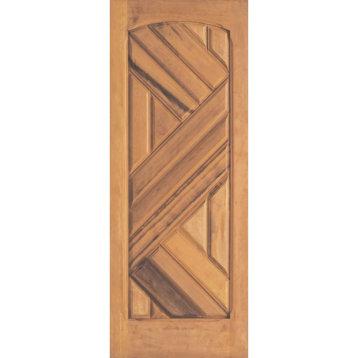 Porta Montada de Giro Madeira Macica Padrão Imbuia Esquerda 210x82x12cm Montreal, marca LG Sidney - Foto Principal
