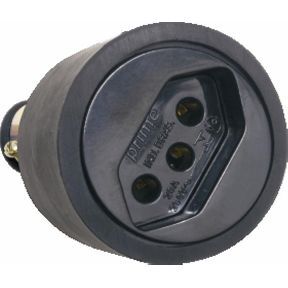 Mdulo Tomada 2P+T 20A 250V 3,9x6,6x3,9cm Preto