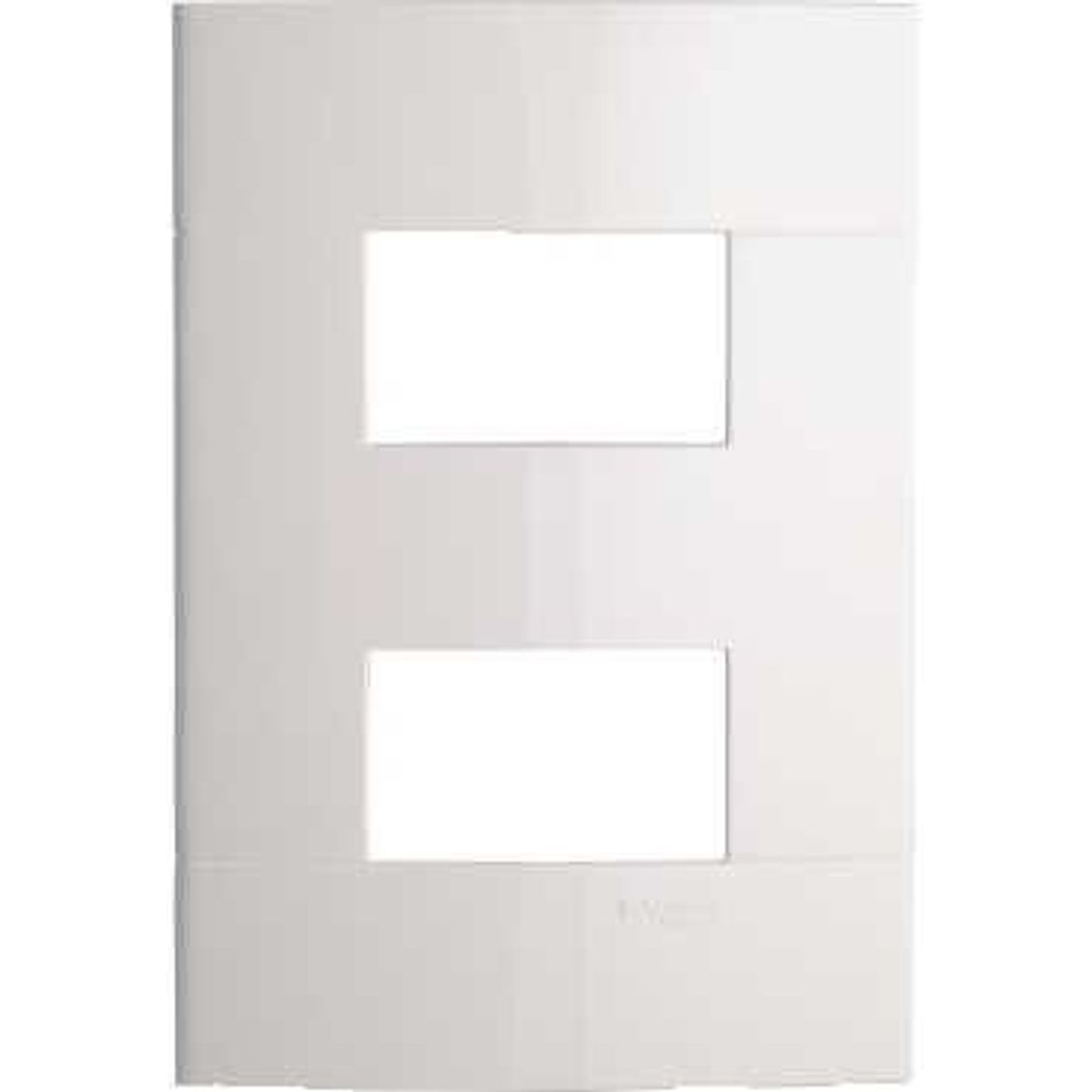 Placa Decor Branca 4X2 2 Postos, marca Schneider - Foto Principal
