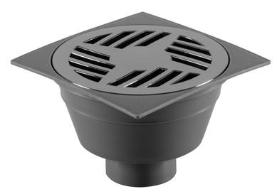 Ralo Sifonado Quadrada Grelha Cromado 10,5Cm