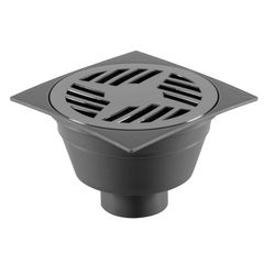 Ralo Sifonado Quadrada Grelha Cromado 10,5Cm