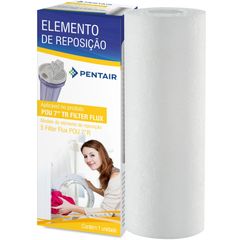 Refil Para Filtro De Água Hidrofiltros Carbon Block 7" 907-0008 Para Máquina De Lavar
