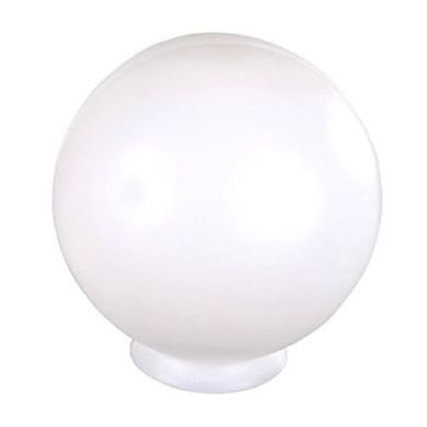 Globo em Plstico para Plafonier Bocal 10cm Branco