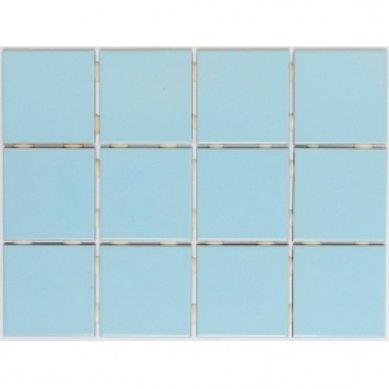 Revestimento Piscina 10x10cm Caixa 1,95m Telado Azul