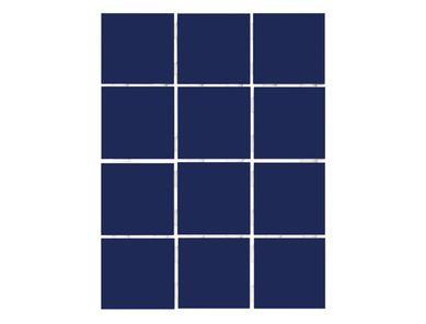 Revestimento Cobalto 10x10cm Caixa 1,95m Telado Azul Strufaldi