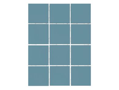 Revestimento Cu 10x10cm Caixa 1,95m Telado Azul Strufaldi