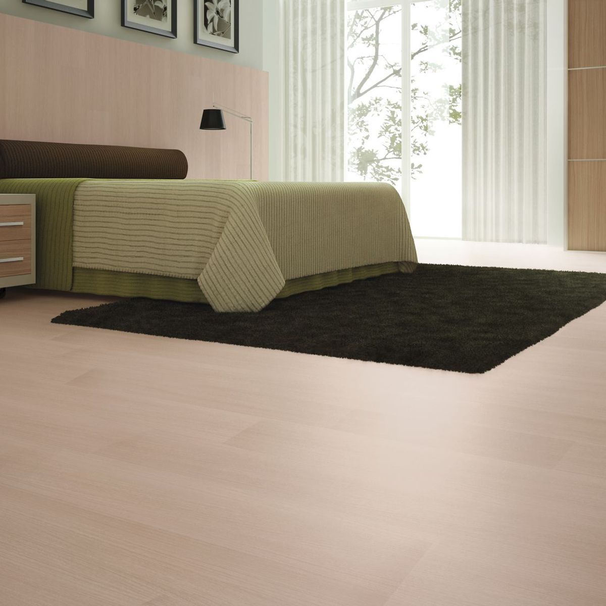 Piso Laminado Cola Prime Carvalho Maiorca 19,7cmx1,35mx7mm Eucatex, marca Eucatex - Foto 2