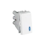 Módulo Interruptor Paralelo S30 4x4x2cm 10A 250V com LED Branco Simon