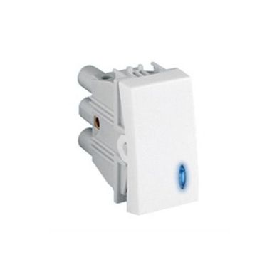 Mdulo Interruptor Paralelo S30 4x4x2cm 10A 250V com LED Branco Simon