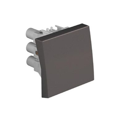 Mdulo Duplo 1 Interruptor Grafite S30