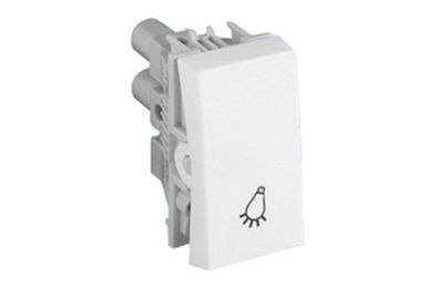 Mdulo Pulsador de Minuteria S30 4x4x2cm 10A 250V Branco