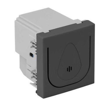 Mdulo Duplo 1Dimmer de Toque Grafite S30