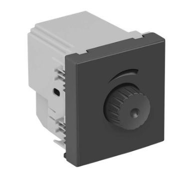 Mdulo Duplo 1Dimmer Rotativo Grafite S30
