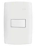 Conjunto 1 Interruptor Simples Horizontal S30 10A 250V e Placa 4x2 Branco