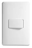 Conjunto 1 Interruptor Simples 10A 250V Horizontal 4x2 S19 Branco