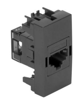 Mdulo Tomada RJ11 4FIOS Grafite S30