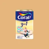 Tinta Fosco Acrílica 3 em 1 Premium 18l Cromo Suave Tintas Coral