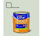 Esmalte Sintético Brilhante Branco Gelo 3,6L Coralit Premium para Madeiras e Metais