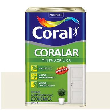 Tinta Fosco Econmico Coralar 18L Branco
