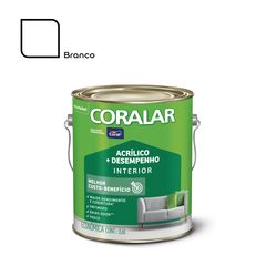 Tinta Fosco Acrílica Coralar Econômico 3,6L Marfim