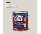 Esmalte Sintético Acetinado Branco Gelo 3,6L Coralit Premium para Madeiras e Metais
