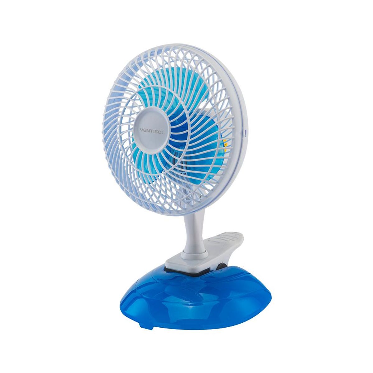 Ventilador de Mesa 20cm 3 Pás Clip Branco e Azul Ventisol 127V, marca Ventisol - Foto 2