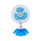 Ventilador de Mesa 20cm 3 Pás Clip Branco e Azul 220V Ventisol