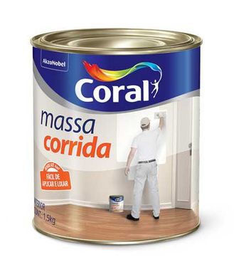Massa Corrida 1,5kg Branco