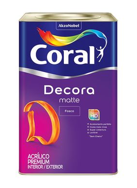Tinta Acrlica Fosco Decora 18L Branco