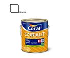 Esmalte Sintético Acetinado Branco 3,6L Coralit Premium para Madeiras e Metais