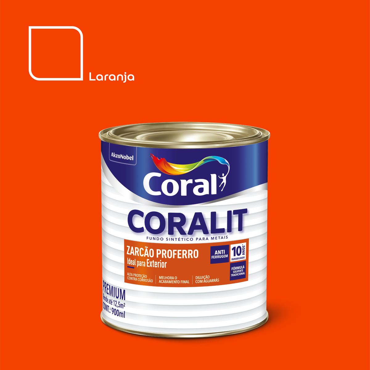 Zarcoral Fdo Antioxido, Zarcoral Fdo Antioxido, 0.9L, marca Coral - Foto Principal