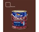 Esmalte Sintético Acetinado Marrom 3,6L Coralit Premium para Madeiras e Metais