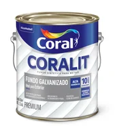 Fundo Galvanizado Sintético para Metais Branco 3.6L Premium Coral