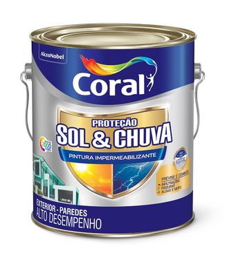 Tinta Fosco Acrlica Sol e Chuva Premium 3,6L Branco