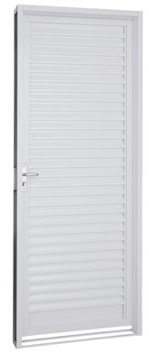 Porta Veneziana A�o Esquerda 217x77x6,5cm Pratika
