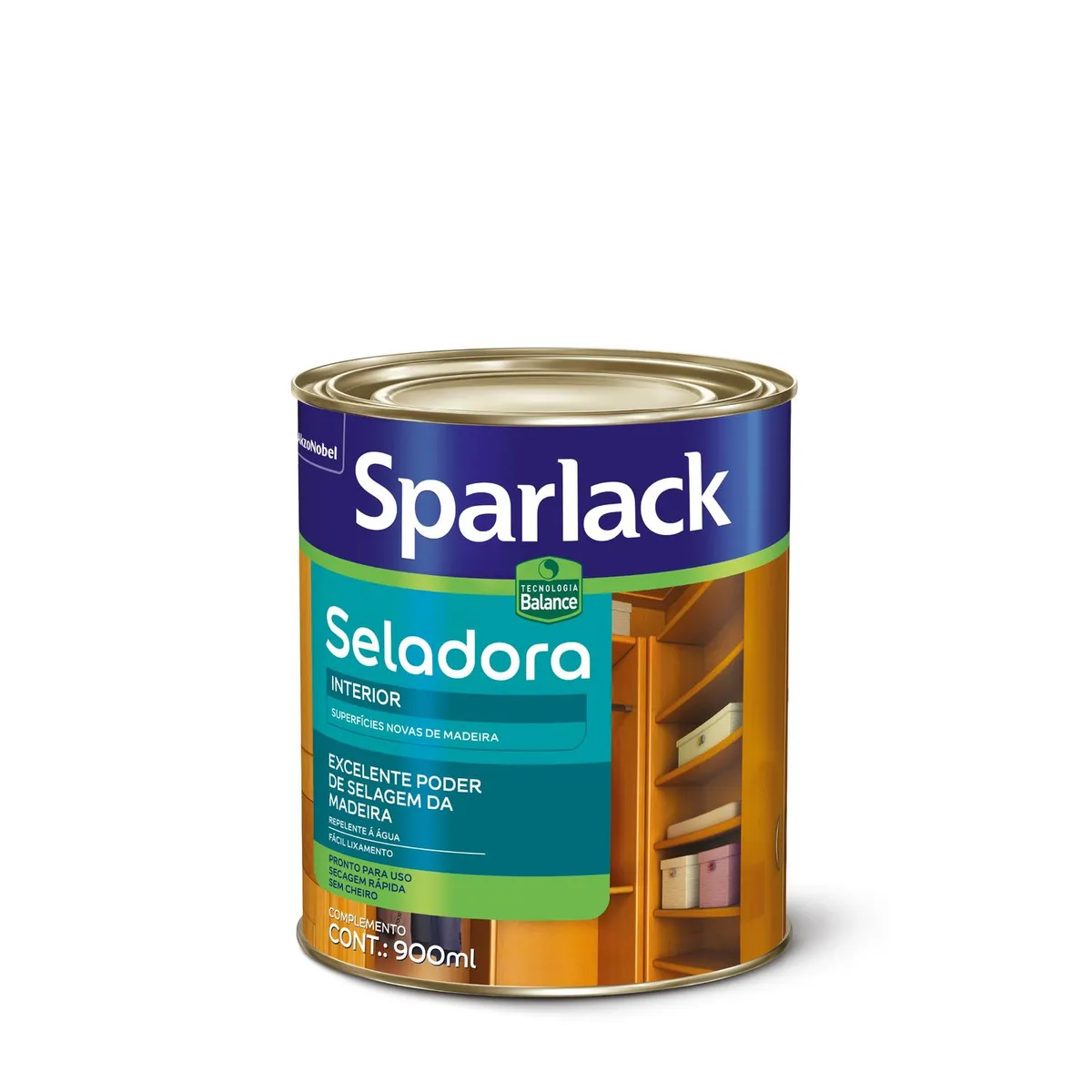 Seladora Balance Acetinado Transparente 900Ml Sparlack, marca Sparlack - Foto Principal