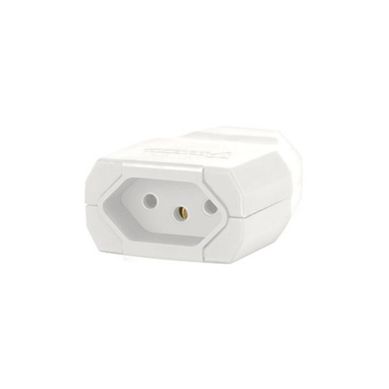 Plugue Fmea Branco 3 Polos 10A