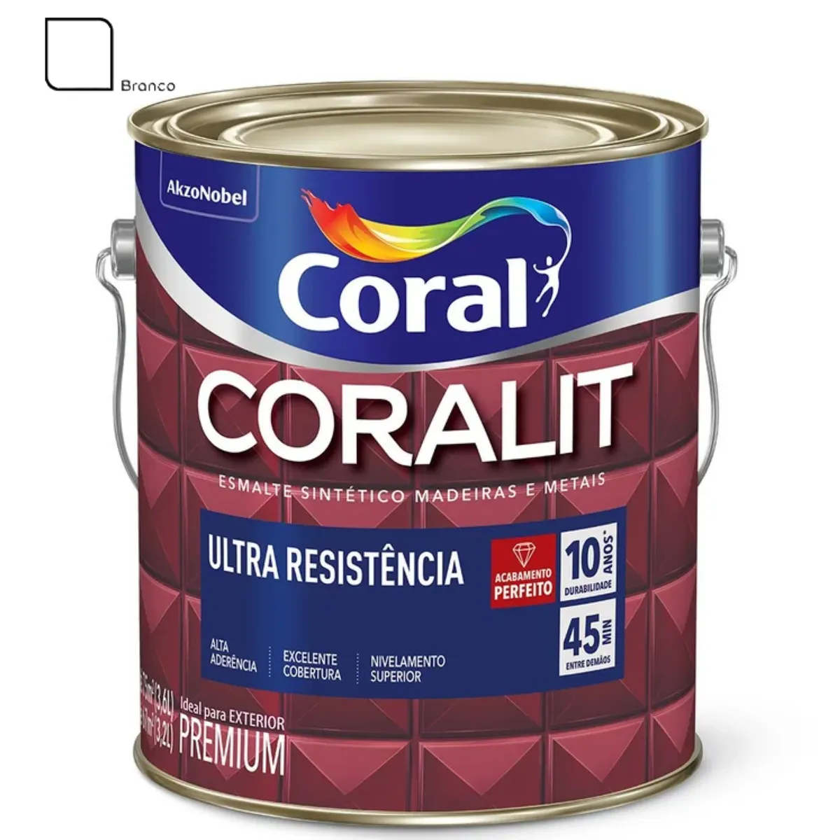 Coralit Alto Brilho Branco 3.6L, marca Coral - Foto Principal
