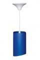 Pendente New Plstico 5180Az, Azul, 12x12x27