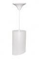 Pendente New Plstico 5180Nat, Natural, 12x12x27