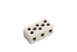 Conector Porcelana Tripolar Para Cabo/Fio 6Mm2