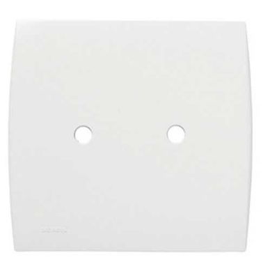 Placa Com Suporte Cega Ilus Branca 4X4 